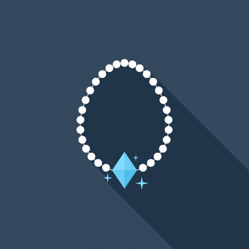 Accessory, fashion, gem, jewel, jewelry, necklace, pearl icon - Download on Iconfinder