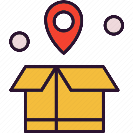 Box, location, navigation, shopping icon - Download on Iconfinder