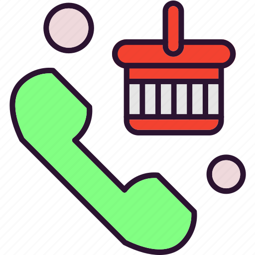 Basket, online, phone, shopping, telephone icon - Download on Iconfinder