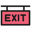 direction, super, directions, sign, exit, way, out, store, mall