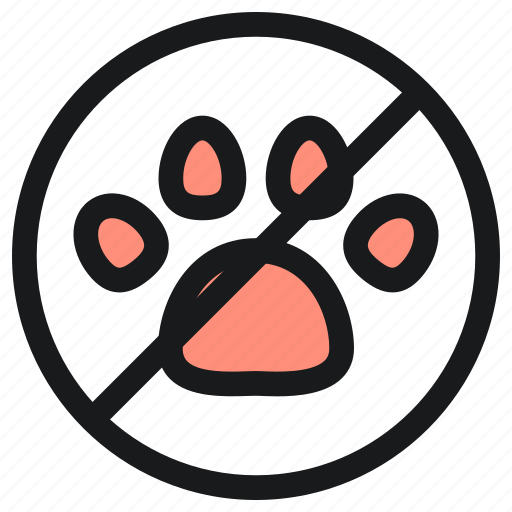 Dog, not, allowed, pets, pet, dogs, restricted icon - Download on Iconfinder