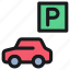 scooter, parking, park, vehicle, delivery, shopping, store, mall 