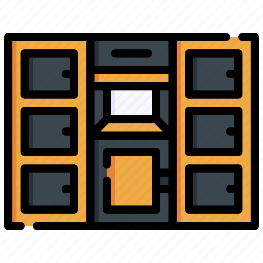 Lockers, locker, room, furniture, household, security icon - Download on Iconfinder