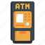 atm, machine, money, withdrawal, banking, cash, payment 