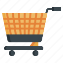 trolley, cart, supermarket, shopping, store