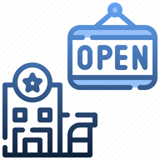 Open, commerce, shopping, store, mall icon - Download on Iconfinder
