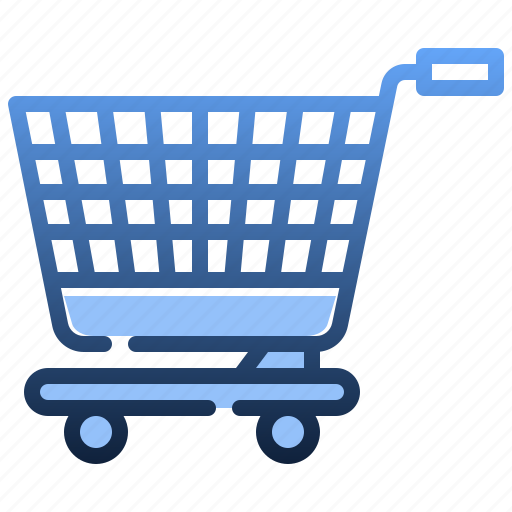Trolley, cart, supermarket, shopping, store icon - Download on Iconfinder