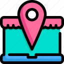 ecommerce, gps, location, map, online, pin, shopping