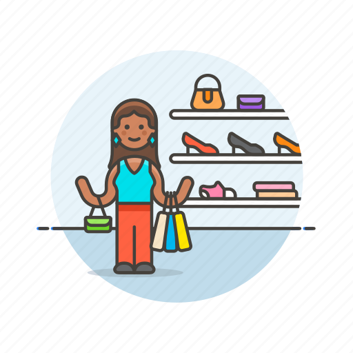 Display, mount, shopping, wall, apparel, bag, woman icon - Download on Iconfinder