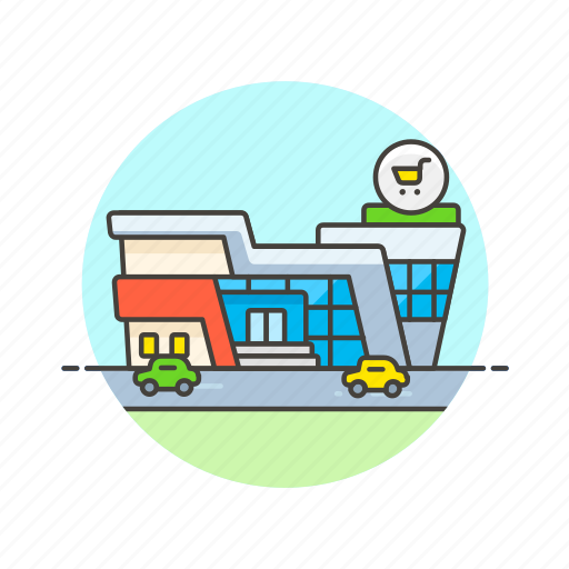 Shopping, supermarket, cart, grocery, parking, store icon - Download on Iconfinder