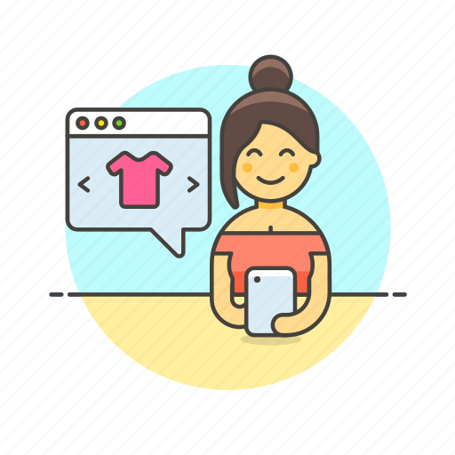 Online, shopping, website, apparel, clothes, ecommerce, tablet icon - Download on Iconfinder