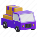 delivery truck, truck, delivery, shipping, transport, package, box