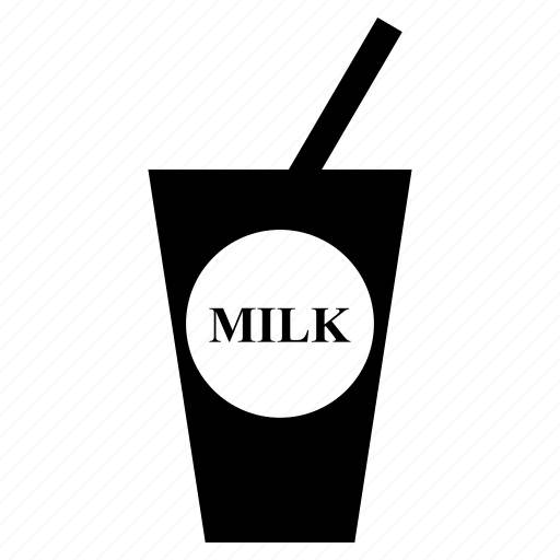 Disposable glass, disposable milk glass, flavored milk, milk, milk glass, milkshake icon - Download on Iconfinder
