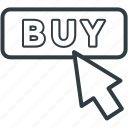 buy, click, e shopping, mouse cursor, online shopping