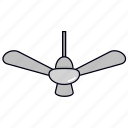 ceiling fan, cooler, fan