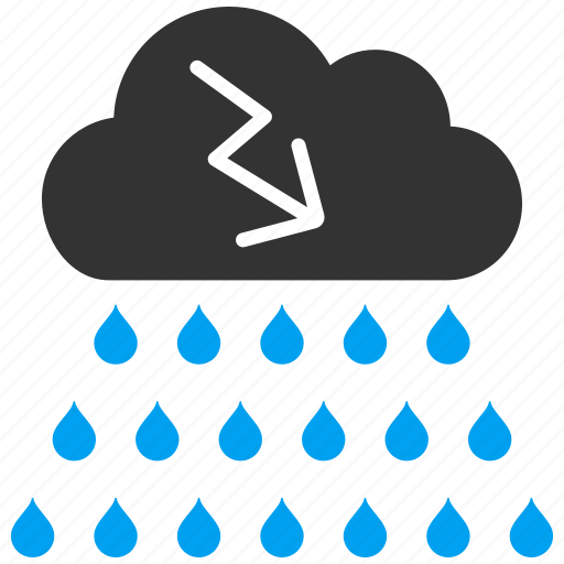 Rain cloud, rainy, storm, thunderstorm, water drops, weather forecast icon - Download on Iconfinder