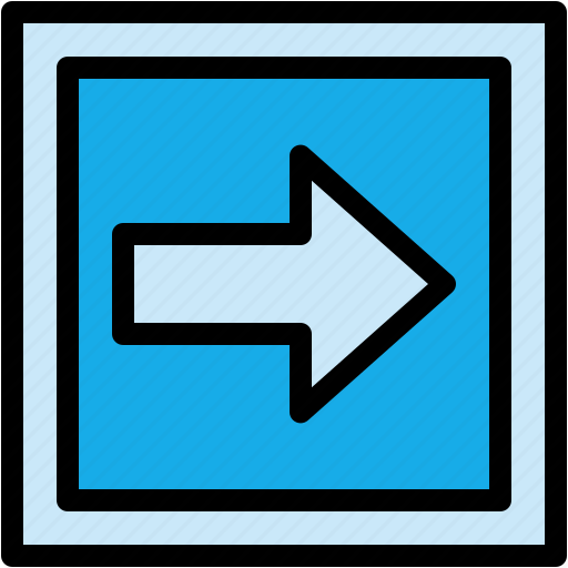 Turn, right, signaling, regulation, traffic, sign, arrow icon - Download on Iconfinder