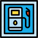 gas, traffic, sign, fuel, station, road, signaling
