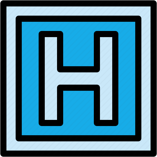 Hospital, healthcare, and, medical, letter, h, signaling icon - Download on Iconfinder