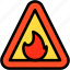 flammable, shipping, and, delivery, signaling, alert, fire, warning 