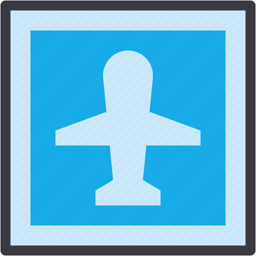 Airport, traffic, sign, signaling, airplane, signal, plane icon - Download on Iconfinder
