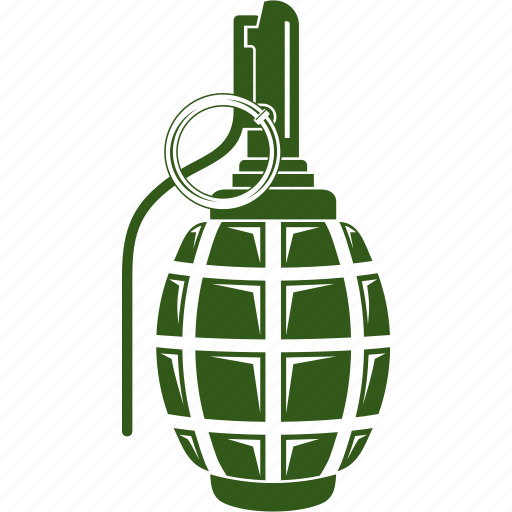 Grenade, bomb, weapon, military, combat, ammunition, army icon - Download on Iconfinder