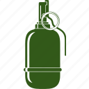 grenade, bomb, weapon, military, combat, ammunition, army, stencil, silhouette