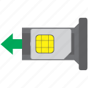 card, insert, mobile, sim, smartphone