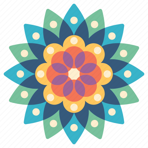 Decoration, floral, flower, mandala, nature, ornament icon - Download on Iconfinder