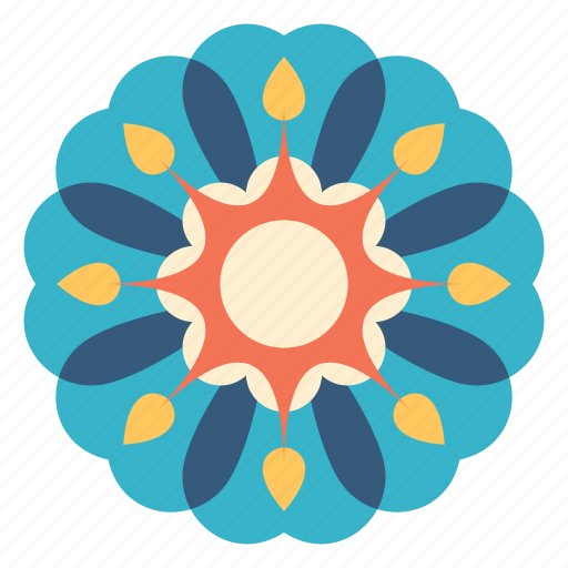 Decoration, floral, flower, mandala, ornament icon - Download on Iconfinder