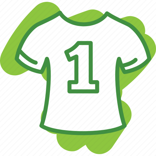 Clothing, dress, first, one, player, shirt, sport icon - Download on Iconfinder