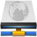 Network, hosting, internet, disk, drive, connected icon - Free download