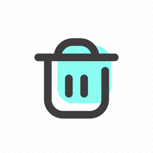 Bin, delete, dustbin, filled, garbage, recycle, remove icon - Download on Iconfinder