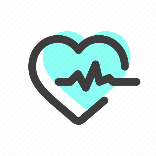 Beat, filled, health, heart, heart rate, heartbeat, hospital icon - Download on Iconfinder