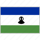 country, flag, lesotho, nation