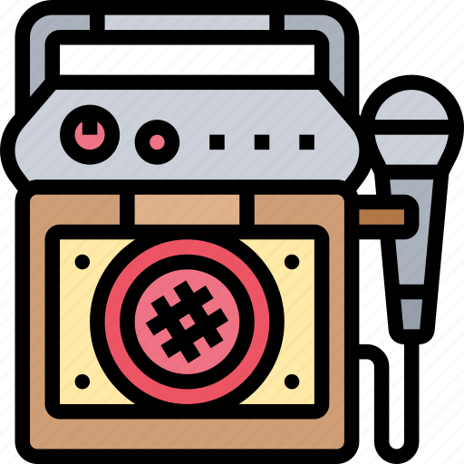 Singing, karaoke, machine, speaker, volume icon - Download on Iconfinder