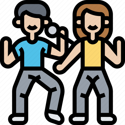 Singing, party, karaoke, enjoy, dance icon - Download on Iconfinder