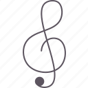 treble, clef, musical, classical, note