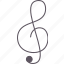 treble, clef, musical, classical, note 