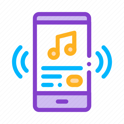 Listening, music, smartphone, song icon - Download on Iconfinder