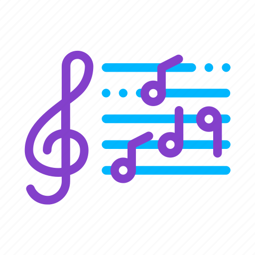 Clef, element, musical, notes, opera, treble icon - Download on Iconfinder