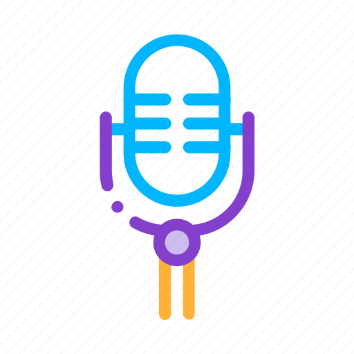 Device, microphone, retro, singing, vintage icon - Download on Iconfinder