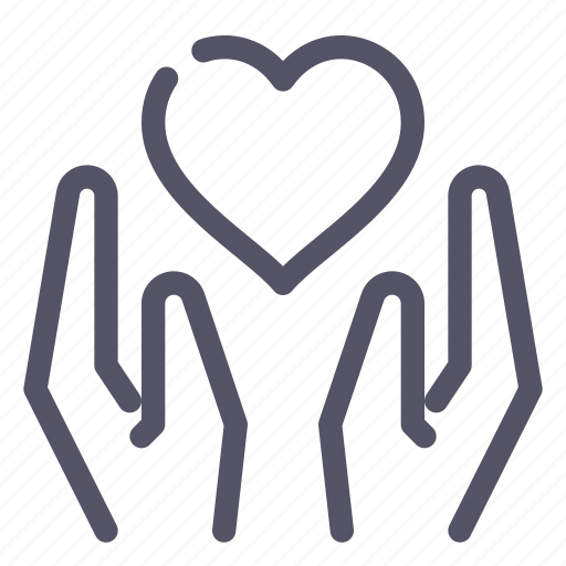 Care, hands, heart icon - Download on Iconfinder