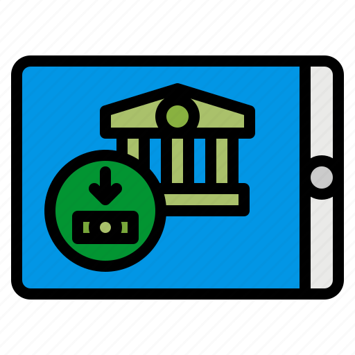 Bank, banking, money, online, savings icon - Download on Iconfinder
