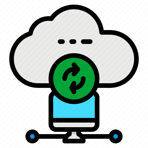 Cloud, computer, data, domain, storage icon - Download on Iconfinder