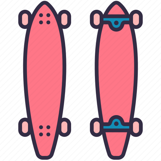 Skateboard, sport, extreme, longboard, cruiser, deck, hobby icon - Download on Iconfinder