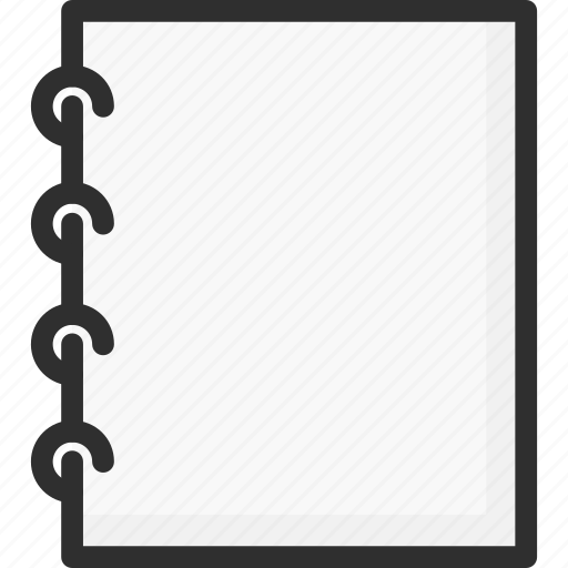 Blanc, book, exercise, notebook, notepad, pad, sketchbook icon - Download on Iconfinder