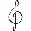 music, note, sign, melody icon, multimedia, sound, tune