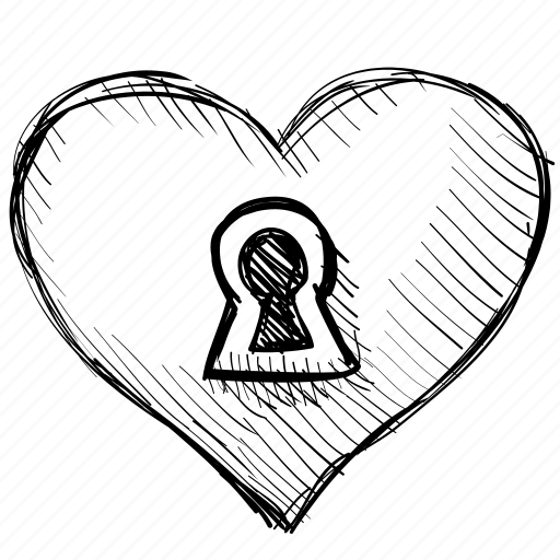 Heart, hole, key, lock, love, valentine icon - Download on Iconfinder