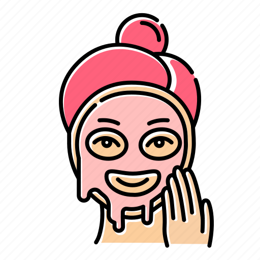 Cosmetology, cream, fresh, mask, peel off, skincare, smooth icon - Download on Iconfinder